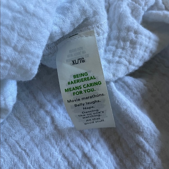 Aerie Gauzy Knit Waffles Layering Shirt - Picture 13 of 15